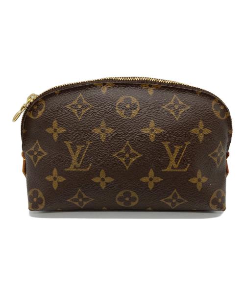 LOUIS VUITTON（ルイ ヴィトン）LOUIS VUITTON (ルイ ヴィトン) コスメポーチ ブラウンの古着・服飾アイテム