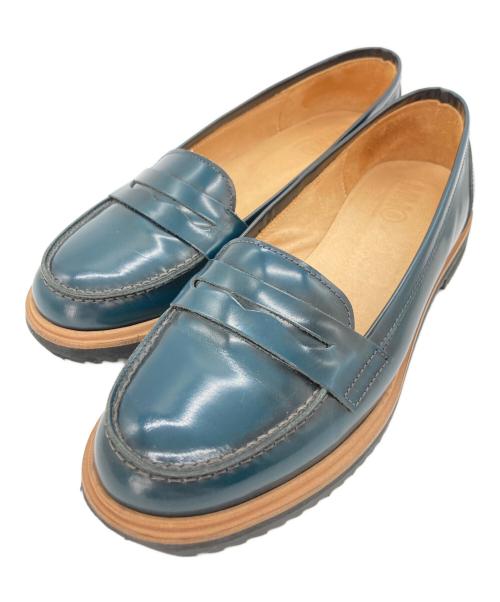 MM6 Maison Margiela（エムエムシックスメゾンマルジェラ）MM6 Maison Margiela (エムエムシックスメゾンマルジェラ) ローファー ネイビー サイズ:37の古着・服飾アイテム