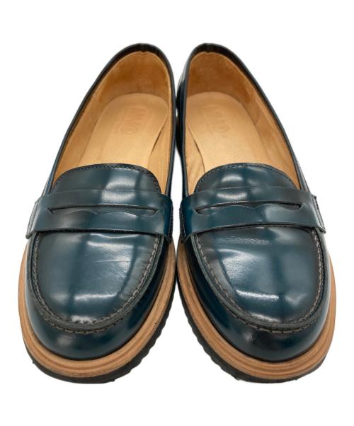 MM6 Maison Margiela（エムエムシックスメゾンマルジェラ）MM6 Maison Margiela (エムエムシックスメゾンマルジェラ) ローファー ネイビー サイズ:37の古着・服飾アイテム