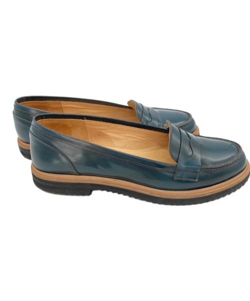 MM6 Maison Margiela（エムエムシックスメゾンマルジェラ）MM6 Maison Margiela (エムエムシックスメゾンマルジェラ) ローファー ネイビー サイズ:37の古着・服飾アイテム