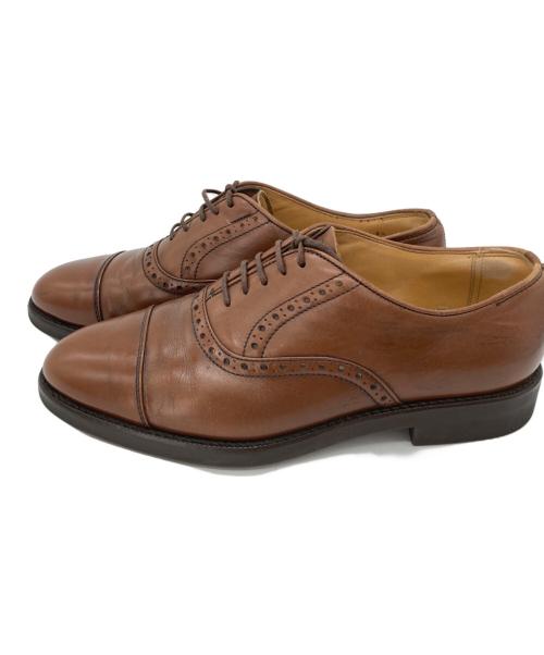 BURBERRY（バーバリー）BURBERRY (バーバリー) ストレートチップシューズ ブラウン サイズ:4　2/1の古着・服飾アイテム