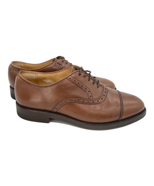 BURBERRY（バーバリー）BURBERRY (バーバリー) ストレートチップシューズ ブラウン サイズ:4　2/1の古着・服飾アイテム