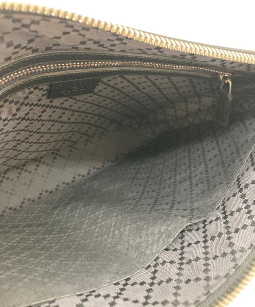 GUCCI（グッチ）GUCCI (グッチ) クラッチバッグ ブラックの古着・服飾アイテム