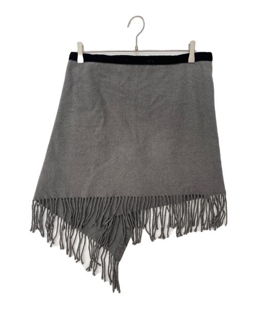 NUMBER (N)INE（ナンバーナイン）NUMBER (N)INE (ナンバーナイン) ラップスカート グレー サイズ:不明の古着・服飾アイテム