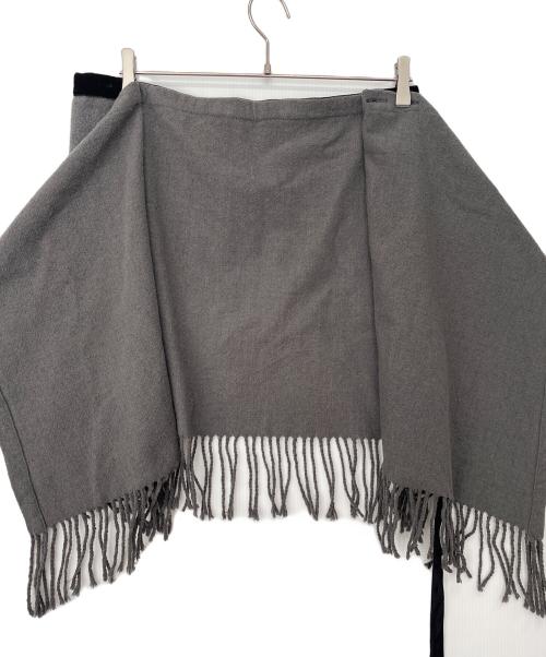 NUMBER (N)INE（ナンバーナイン）NUMBER (N)INE (ナンバーナイン) ラップスカート グレー サイズ:不明の古着・服飾アイテム