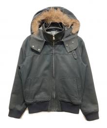 BURBERRY BLUE LABEL（バーバリーロンドンブルーレーベル）の古着「ジップジャケット」｜ブラック