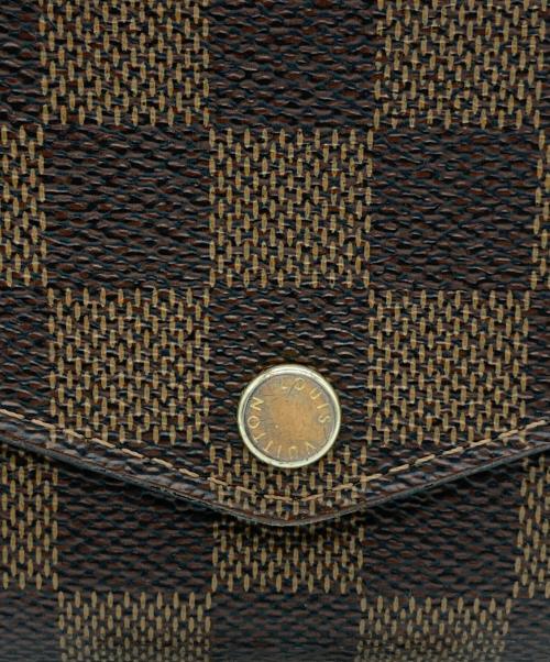 LOUIS VUITTON（ルイ ヴィトン）LOUIS VUITTON (ルイ ヴィトン) 長財布　ﾎﾟﾙﾄﾌｫｲﾕ･ｻﾗ ブラウンの古着・服飾アイテム