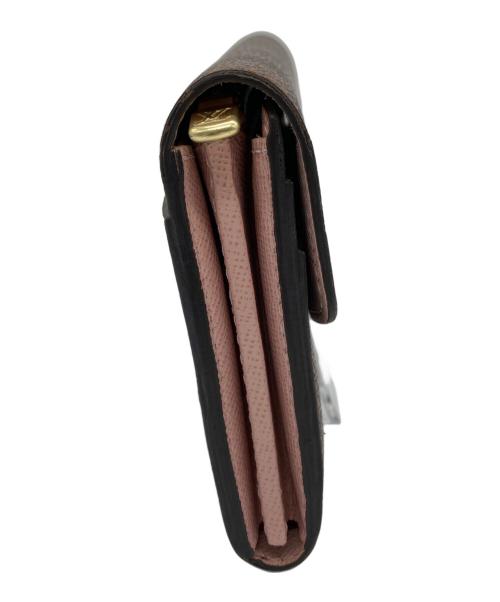 LOUIS VUITTON（ルイ ヴィトン）LOUIS VUITTON (ルイ ヴィトン) 長財布　ﾎﾟﾙﾄﾌｫｲﾕ･ｻﾗ ブラウンの古着・服飾アイテム