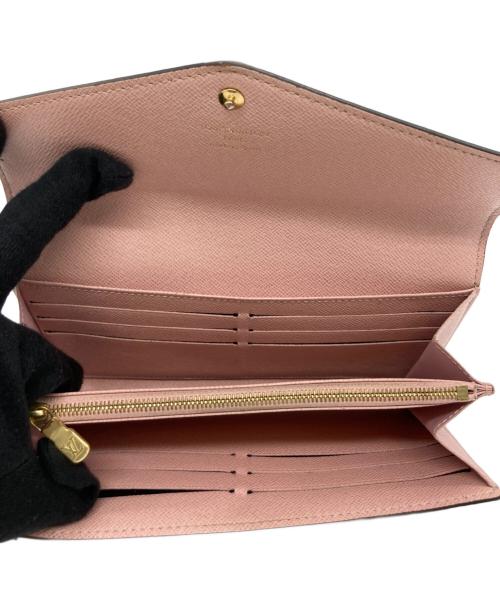 LOUIS VUITTON（ルイ ヴィトン）LOUIS VUITTON (ルイ ヴィトン) 長財布　ﾎﾟﾙﾄﾌｫｲﾕ･ｻﾗ ブラウンの古着・服飾アイテム