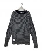 WTAPSダブルタップス）の古着「WAFFLE 02 SWEATER WOOL」｜グレー