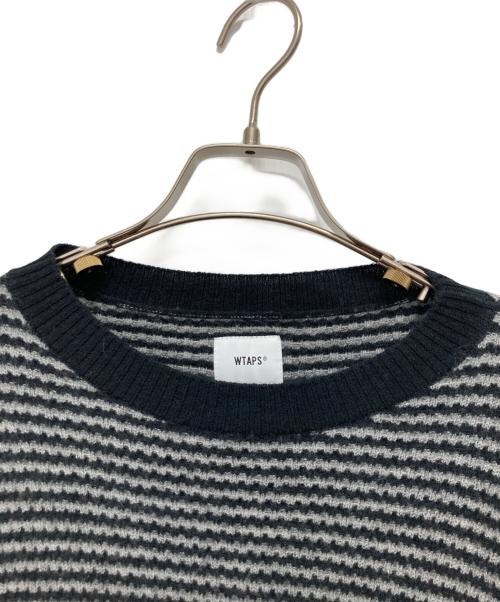 WTAPS（ダブルタップス）WTAPS (ダブルタップス) WAFFLE 02 SWEATER WOOL グレー サイズ:X01の古着・服飾アイテム
