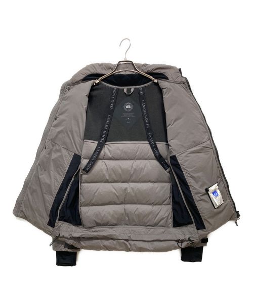 CANADA GOOSE（カナダグース）CANADA GOOSE (カナダグース) ダウンジャケット グレー×ブラック サイズ:Sの古着・服飾アイテム