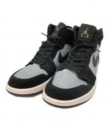 NIKE（ナイキ）の古着「Air Jordan 1 Retro High PRM "Wolf Grey"」｜ブラック×グレー