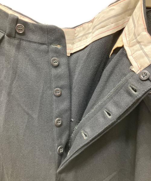 US ARMY（ユーエスアーミー）US ARMY (ユーエスアーミー) ブーツ用ウールパンツ ブラック サイズ:Lの古着・服飾アイテム