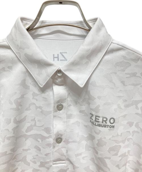 ZERO HALLIBURTON（ゼロ ハリバートン）ZERO HALLIBURTON (ゼロハリバートン) ポロシャツ ホワイト サイズ:M 未使用品の古着・服飾アイテム