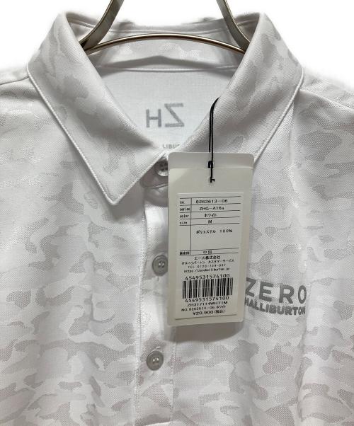 ZERO HALLIBURTON（ゼロ ハリバートン）ZERO HALLIBURTON (ゼロハリバートン) ポロシャツ ホワイト サイズ:M 未使用品の古着・服飾アイテム