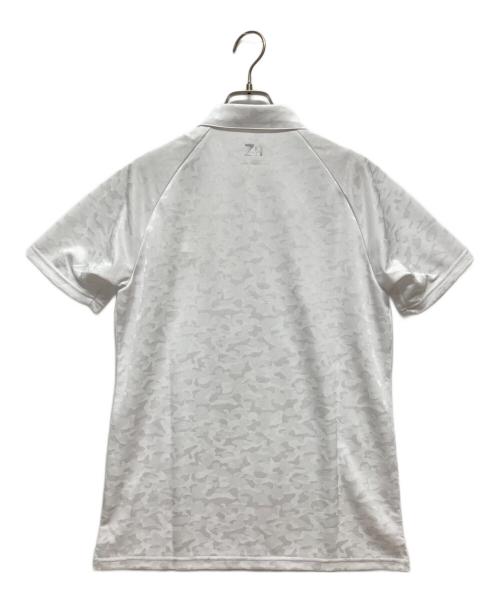 ZERO HALLIBURTON（ゼロ ハリバートン）ZERO HALLIBURTON (ゼロハリバートン) ポロシャツ ホワイト サイズ:M 未使用品の古着・服飾アイテム