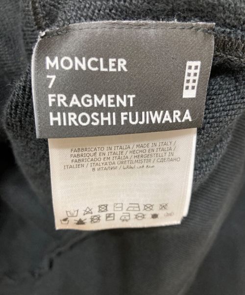 MONCLER（モンクレール）MONCLER (モンクレール) FRAGMENTS (フラグメント) バックプリント スウェット ブラック サイズ:Mの古着・服飾アイテム