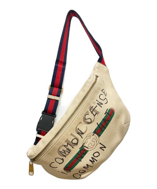 GUCCI（グッチ）GUCCI (グッチ) ショルダーバッグ　ココキャピタンプリント ベージュの古着・服飾アイテム