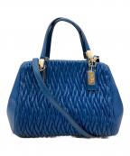 COACHコーチ）の古着「2WAYバッグ」｜ブルー