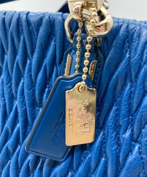 COACH（コーチ）COACH (コーチ) 2WAYバッグ ブルーの古着・服飾アイテム