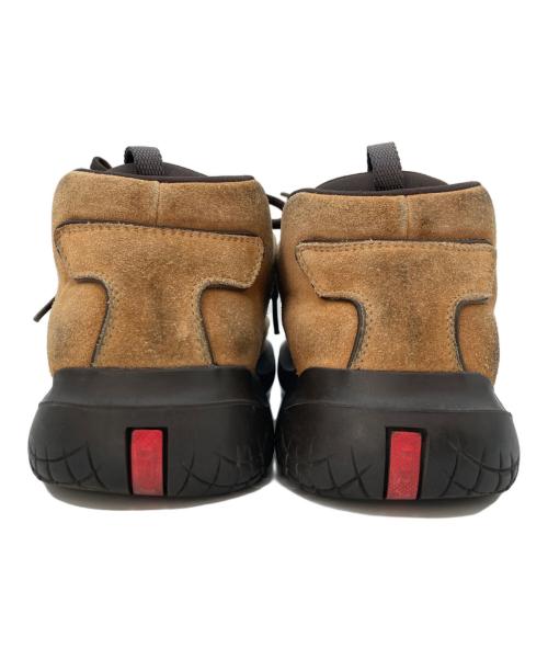 PRADA（プラダ）PRADA (プラダ) ローカットスニーカー ブラウン サイズ:7の古着・服飾アイテム