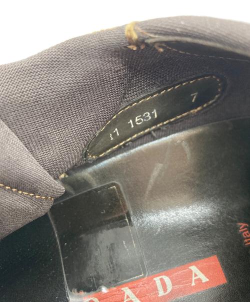 PRADA（プラダ）PRADA (プラダ) ローカットスニーカー ブラウン サイズ:7の古着・服飾アイテム