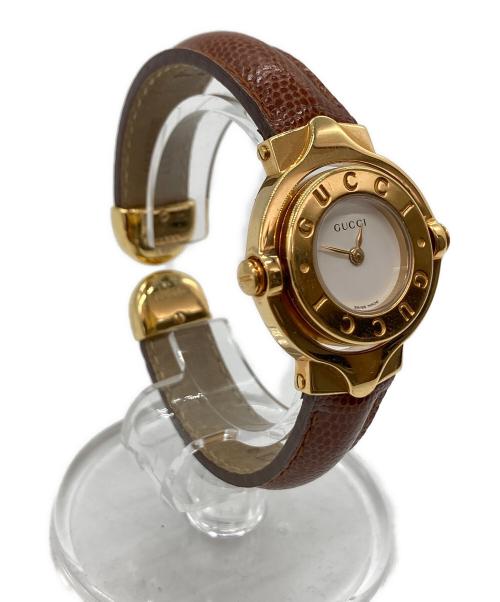 GUCCI（グッチ）GUCCI (グッチ) リバーシブルウォッチ ホワイトの古着・服飾アイテム