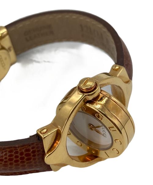 GUCCI（グッチ）GUCCI (グッチ) リバーシブルウォッチ ホワイトの古着・服飾アイテム