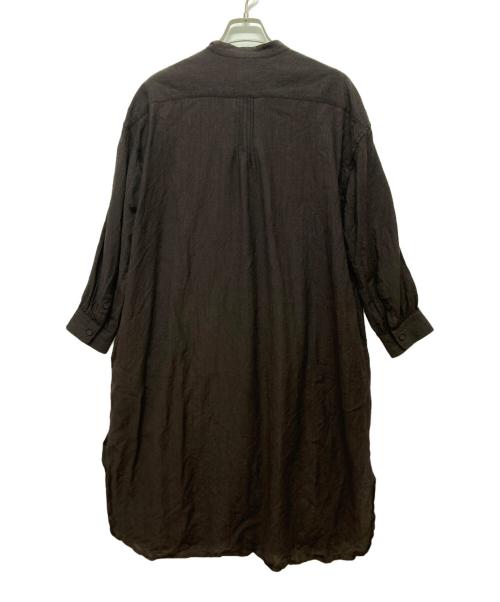maison de soil（メゾンドソイル）maison de soil (メゾンドソイル) シャツワンピース ブラウン サイズ:1の古着・服飾アイテム