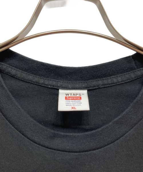 SUPREME（シュプリーム）SUPREME (シュプリーム) WTAPS (ダブルタップス) 半袖カットソー ブラック サイズ:XLの古着・服飾アイテム