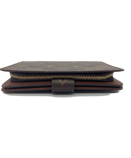 LOUIS VUITTON（ルイ ヴィトン）LOUIS VUITTON (ルイ ヴィトン) ポルトパピエ・ジップ ブラウンの古着・服飾アイテム