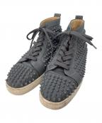 Christian Louboutinクリスチャン・ルブタン）の古着「Louis Spikes」｜グレー