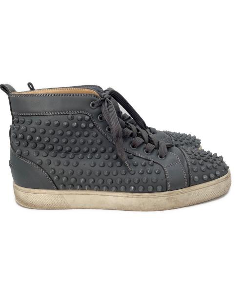 Christian Louboutin（クリスチャン・ルブタン）Christian Louboutin (クリスチャン・ルブタン) Louis Spikes グレー サイズ:42の古着・服飾アイテム