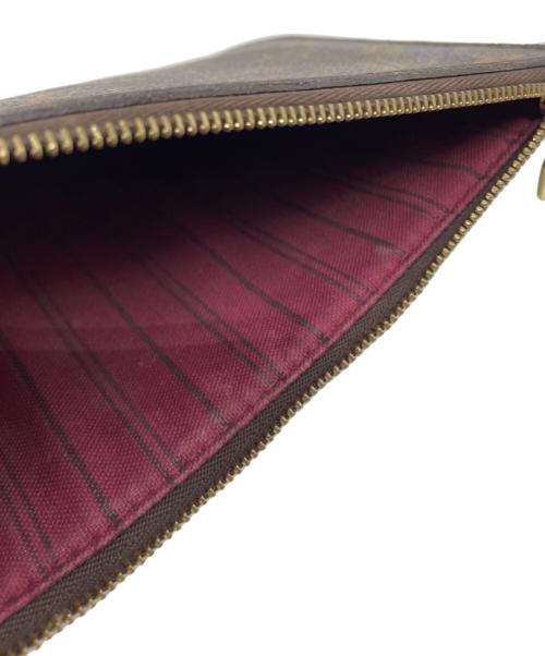 LOUIS VUITTON（ルイ ヴィトン）LOUIS VUITTON (ルイ ヴィトン) ネヴァーフル付属ポーチ ブラウンの古着・服飾アイテム