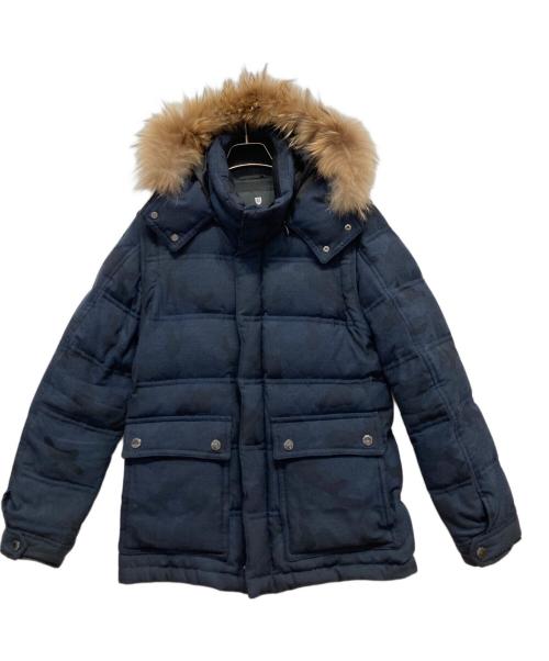 BLACK LABEL CRESTBRIDGE（ブラックレーベル クレストブリッジ）BLACK LABEL CRESTBRIDGE (ブラックレーベル クレストブリッジ) ダウンジャケット ネイビー サイズ:Mの古着・服飾アイテム