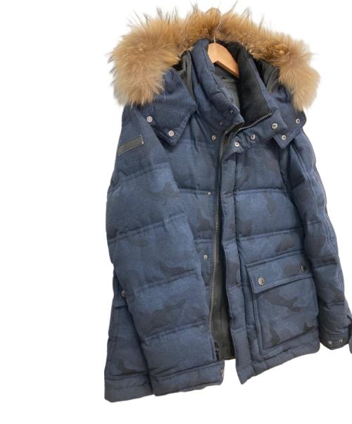 BLACK LABEL CRESTBRIDGE（ブラックレーベル クレストブリッジ）BLACK LABEL CRESTBRIDGE (ブラックレーベル クレストブリッジ) ダウンジャケット ネイビー サイズ:Mの古着・服飾アイテム