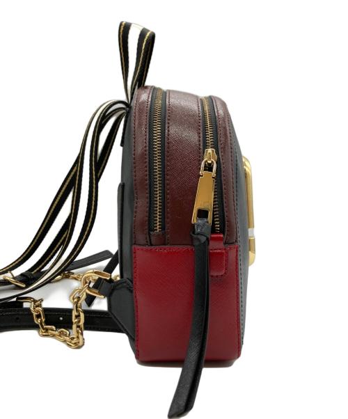 MARC JACOBS（マークジェイコブズ）MARC JACOBS (マーク ジェイコブス) リュック ブラック×レッドの古着・服飾アイテム