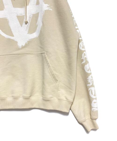 VETEMENTS（ヴェトモン）VETEMENTS (ヴェトモン) アナーキーフーディー ベージュ サイズ:XSの古着・服飾アイテム