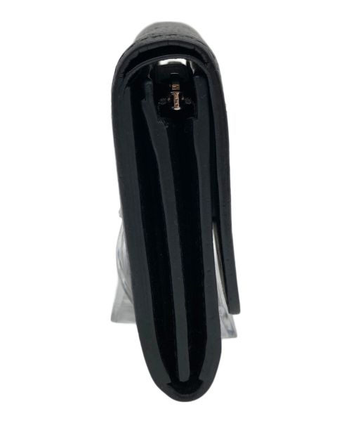 LOUIS VUITTON（ルイ ヴィトン）LOUIS VUITTON (ルイ ヴィトン) コンパクトウォレット　ﾎﾟﾙﾄﾌｫｲﾕ・ｲﾘｽｺﾝﾊﾟｸﾄ ブラックの古着・服飾アイテム