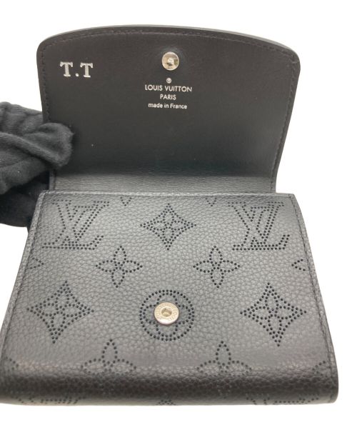 LOUIS VUITTON（ルイ ヴィトン）LOUIS VUITTON (ルイ ヴィトン) コンパクトウォレット　ﾎﾟﾙﾄﾌｫｲﾕ・ｲﾘｽｺﾝﾊﾟｸﾄ ブラックの古着・服飾アイテム