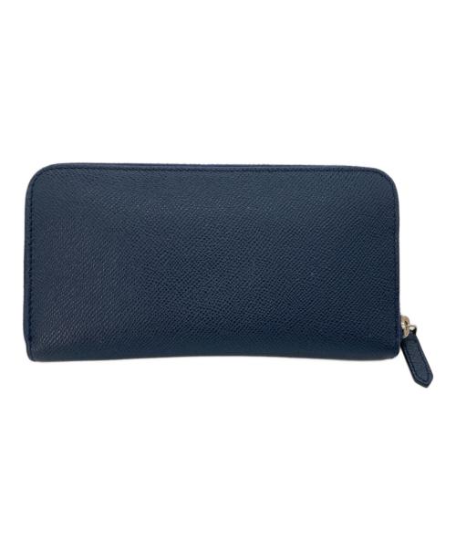BVLGARI（ブルガリ）BVLGARI (ブルガリ) 長財布 ネイビーの古着・服飾アイテム