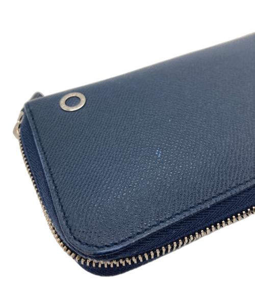 BVLGARI（ブルガリ）BVLGARI (ブルガリ) 長財布 ネイビーの古着・服飾アイテム
