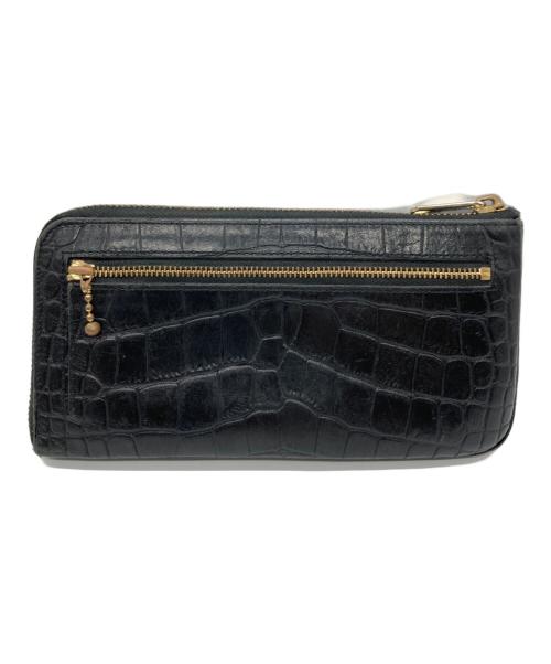 A.D.M.J.（エーディーエムジェイ）A.D.M.J. (エーディーエムジェイ) 長財布 ブラックの古着・服飾アイテム