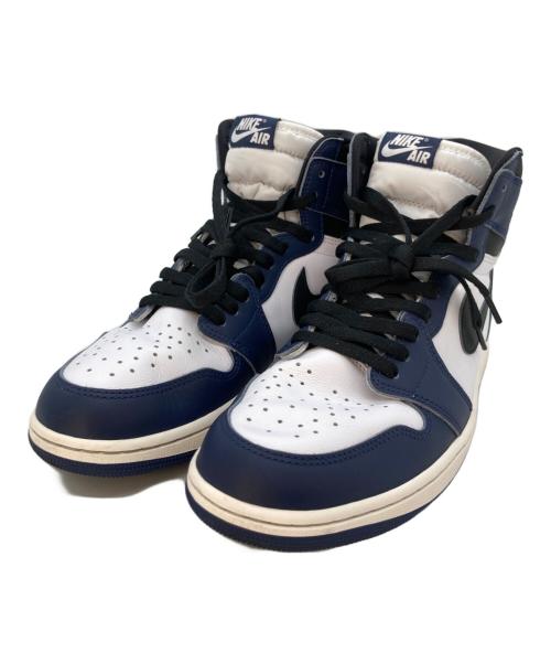 NIKE（ナイキ）NIKE (ナイキ) ハイカットスニーカー ネイビー×ホワイト サイズ:29.5の古着・服飾アイテム