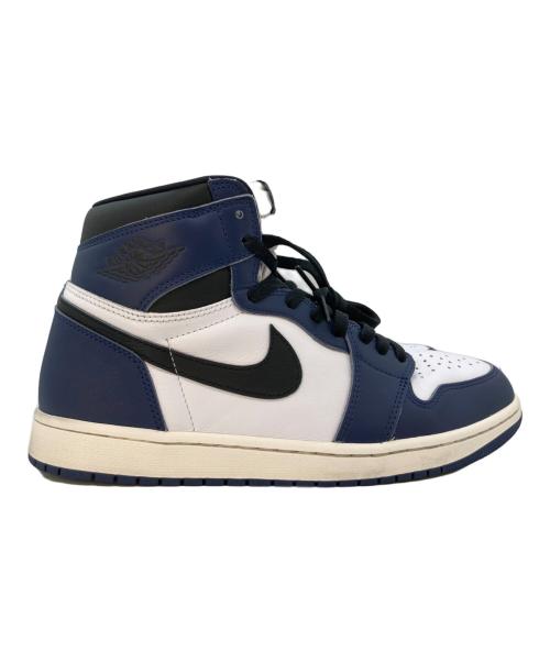 NIKE（ナイキ）NIKE (ナイキ) ハイカットスニーカー ネイビー×ホワイト サイズ:29.5の古着・服飾アイテム