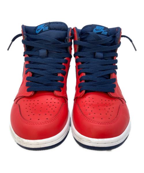 NIKE（ナイキ）NIKE (ナイキ) ハイカットスニーカー レッド×ネイビー サイズ:27の古着・服飾アイテム