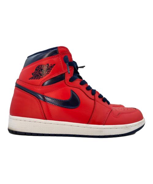 NIKE（ナイキ）NIKE (ナイキ) ハイカットスニーカー レッド×ネイビー サイズ:27の古着・服飾アイテム