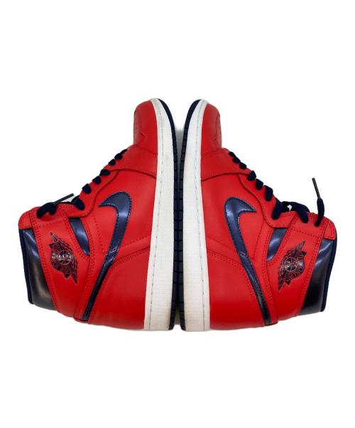 NIKE（ナイキ）NIKE (ナイキ) ハイカットスニーカー レッド×ネイビー サイズ:27の古着・服飾アイテム