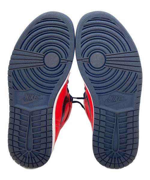 NIKE（ナイキ）NIKE (ナイキ) ハイカットスニーカー レッド×ネイビー サイズ:27の古着・服飾アイテム